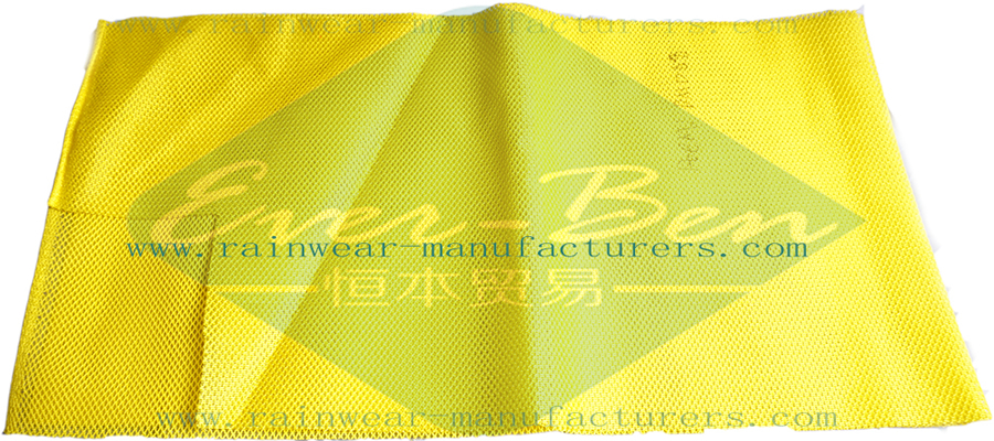 Yellow mesh safety vest supplier